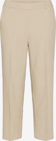Regular Pantaloni cu dungă 'KASakura' de la Kaffe pe bej: față