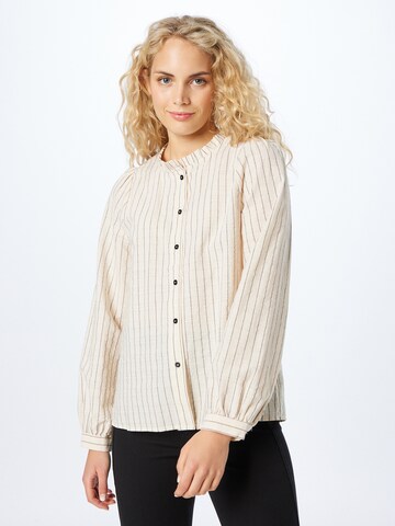 Lollys Laundry Bluse 'River' in Beige: predná strana