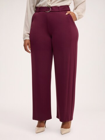 Regular Pantalon Fiorella Rubino en rouge