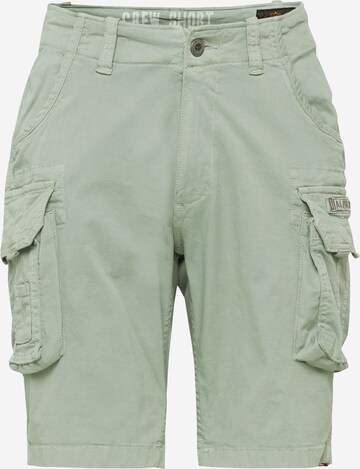 Pantaloni cargo di ALPHA INDUSTRIES in verde: frontale