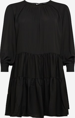 Robe 'MAYA' Selected Femme Curve en noir : devant