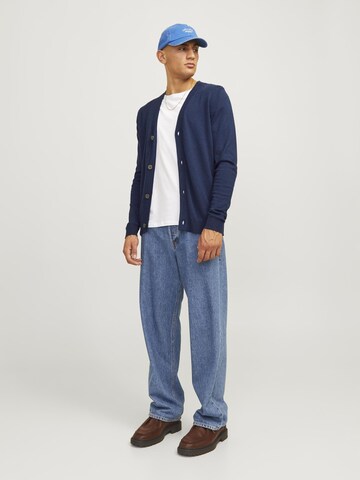 JACK & JONES Cardigan i blå