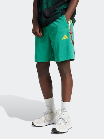 ADIDAS SPORTSWEAR Обычный Спортивные штаны 'TIRO' в Зеленый: спереди