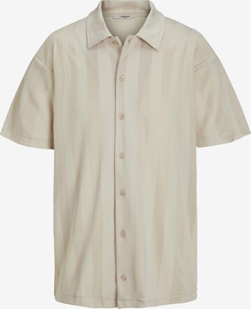 Coupe regular Chemise 'Kaoma' JACK & JONES en beige : devant