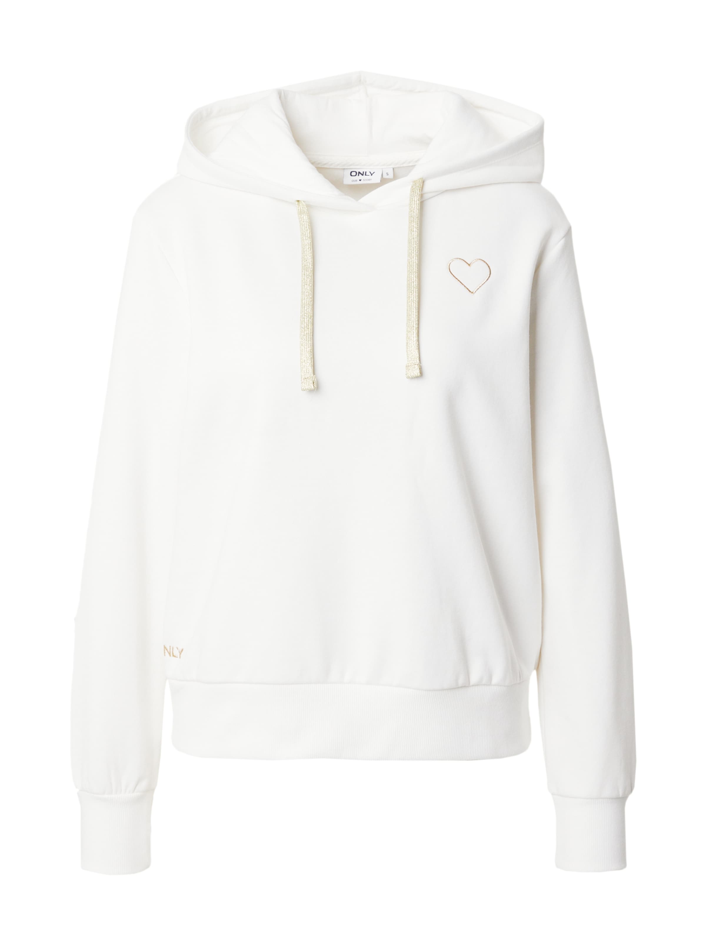 ONLY Sweatshirt 'ONLNola' in White: front