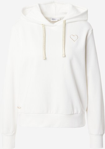 Sweat-shirt 'NOLI' ONLY en blanc : devant