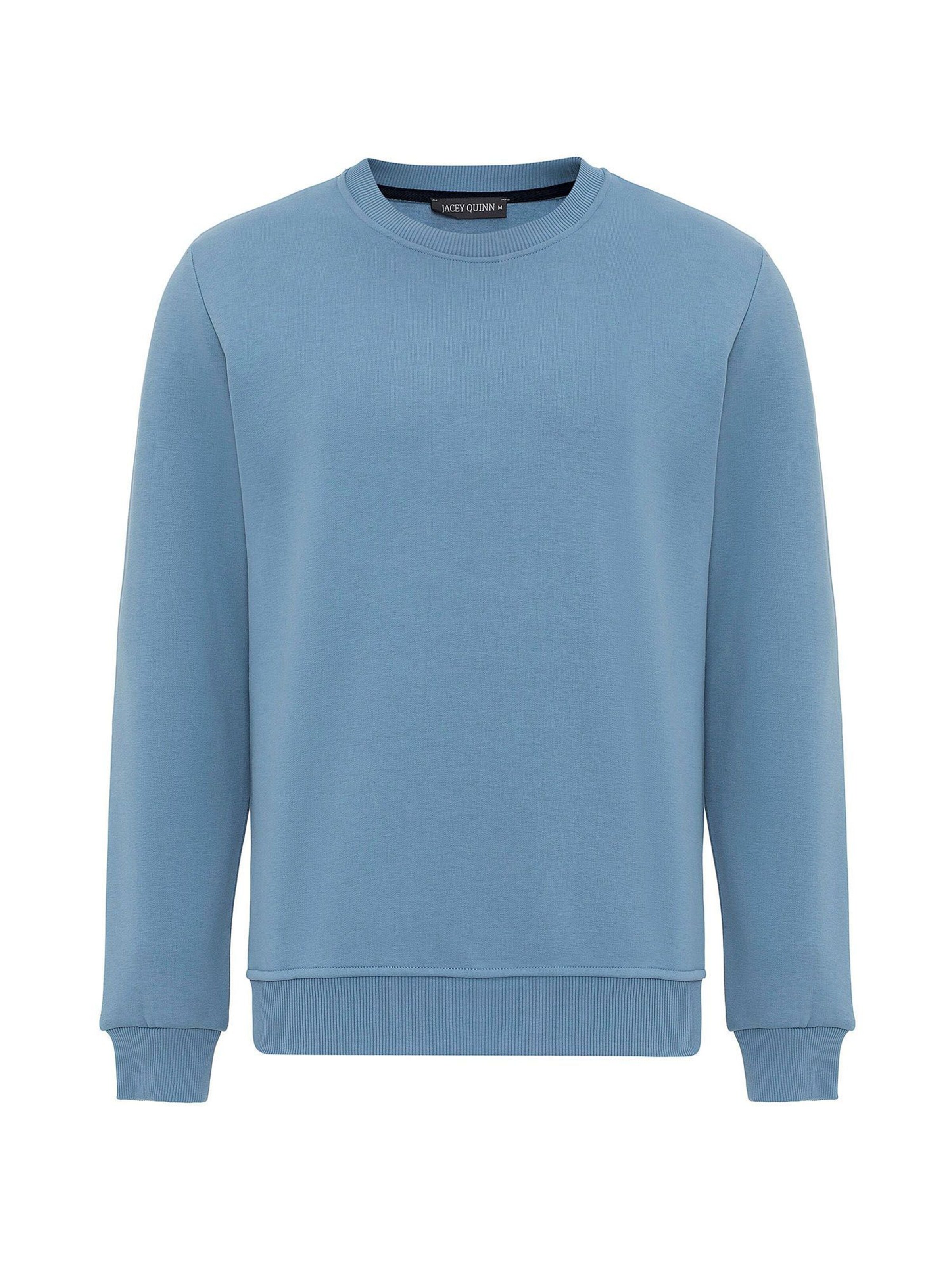 Jacey Quinn Μπλούζα φούτερ σε μπλε: μπροστά