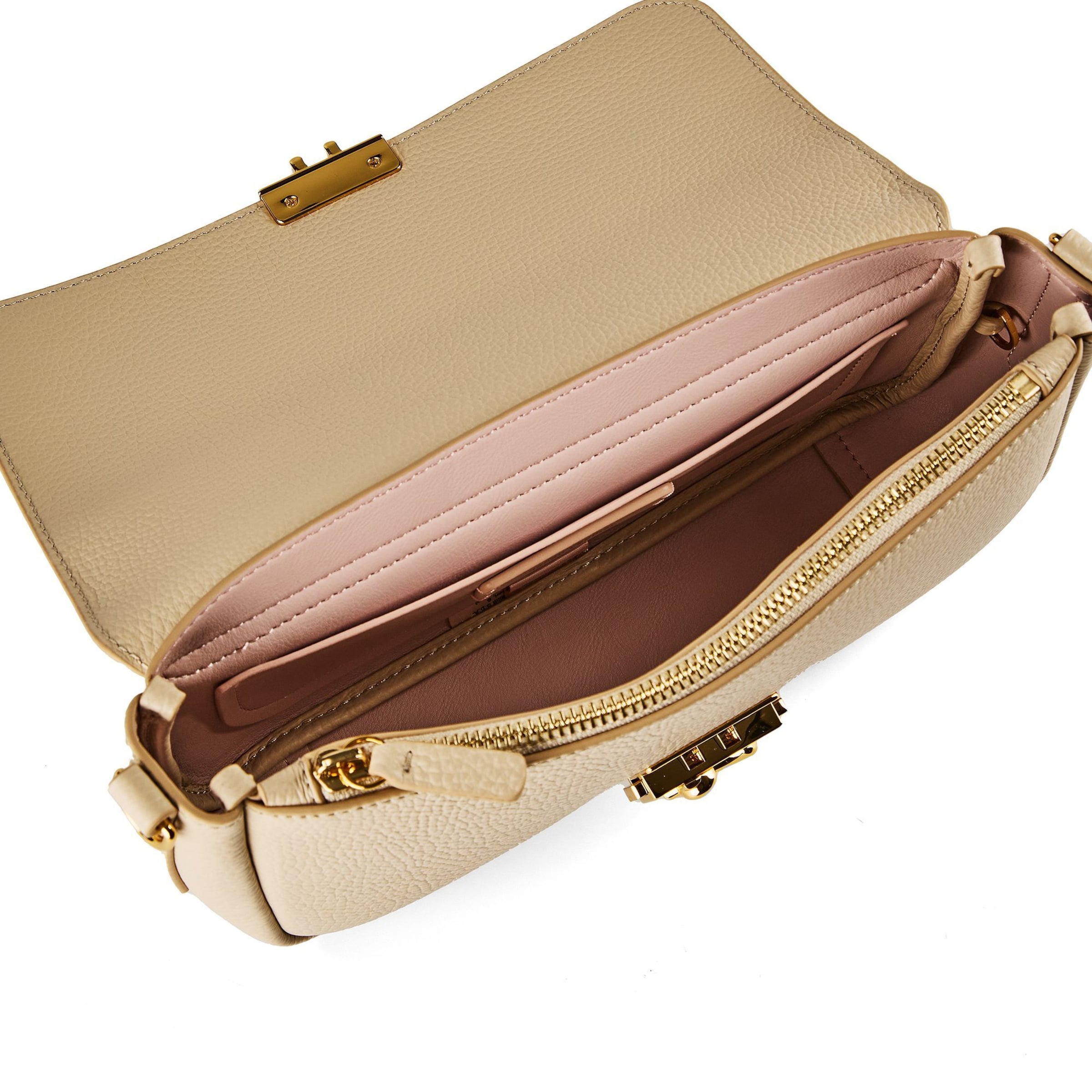 Coccinelle Shoulder bag 'C-Me Lock' in Beige