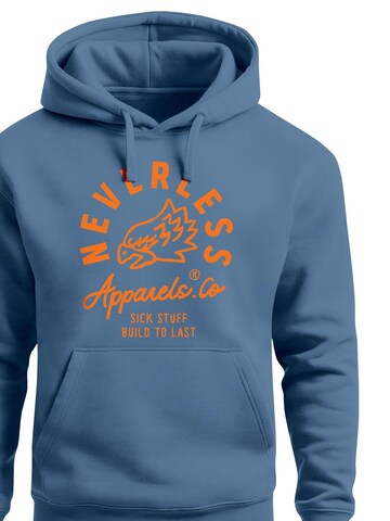 Neverless Sweatshirt 'Adler' in Blue