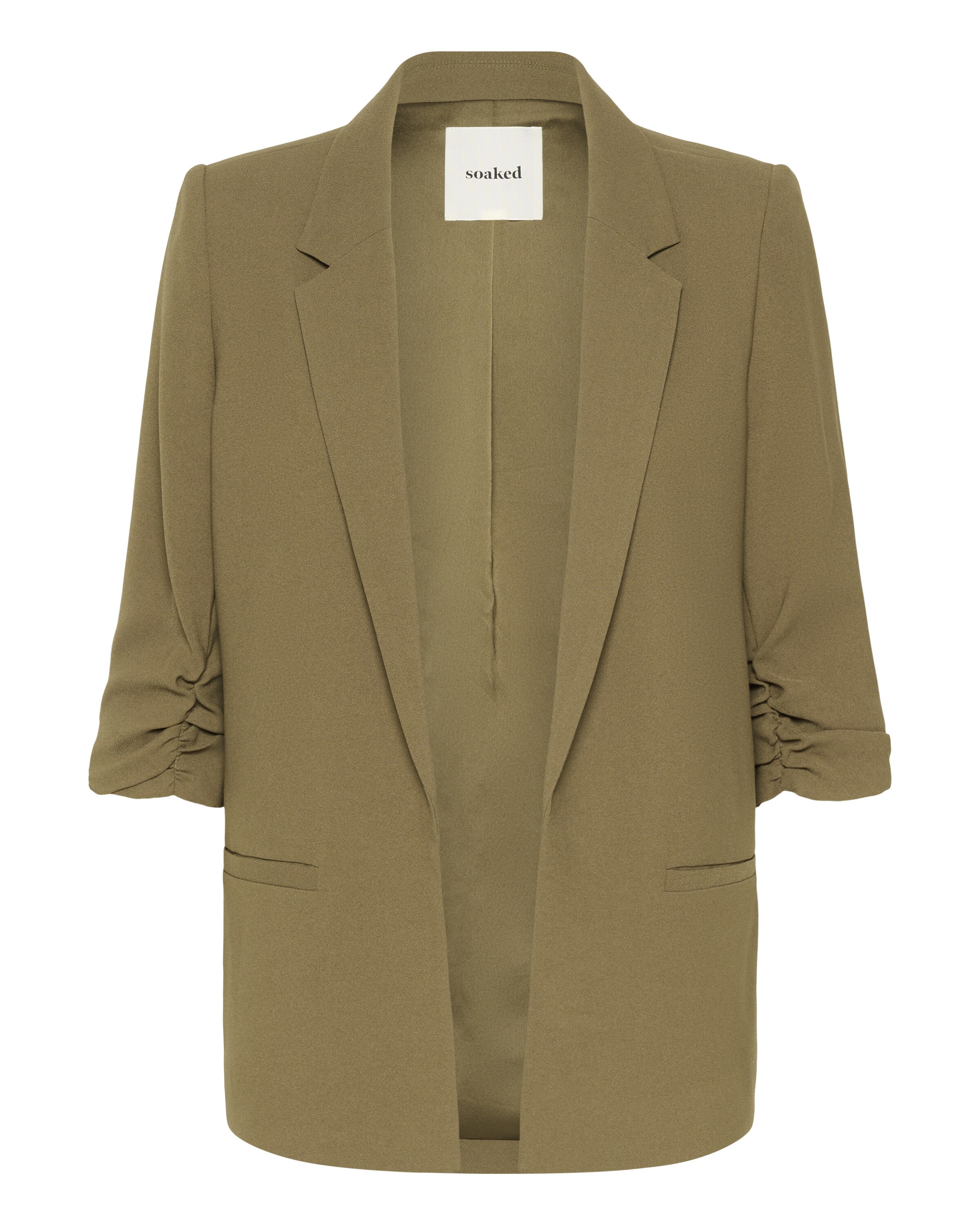 Blazer 'Shirley' SOAKED IN LUXURY en vert : devant