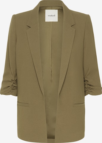 Blazer 'Shirley' SOAKED IN LUXURY en vert : devant