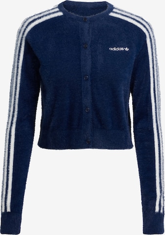 mėlyna ADIDAS ORIGINALS Kardiganas 'Fluffy Knitted': priekis