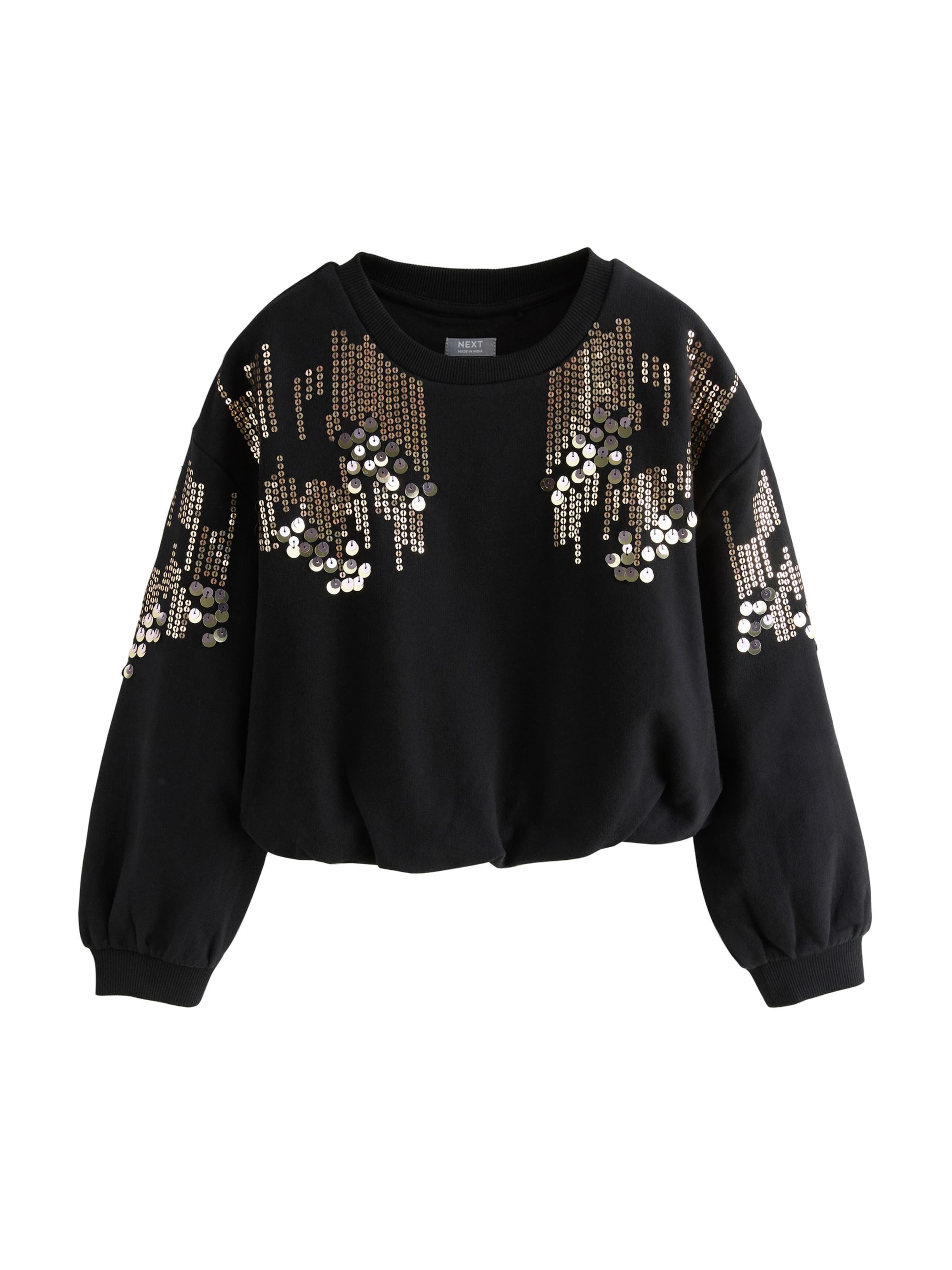 juoda Next Megztinis be užsegimo: priekis