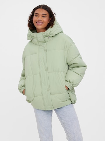 VERO MODA - Casaco de inverno 'ELECTRA' em verde: frente