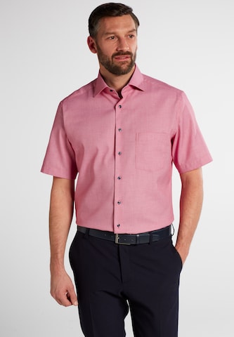 ETERNA Regular fit Button Up Shirt in Red: front