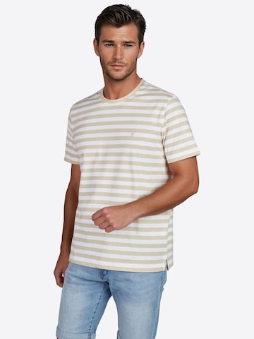 T-Shirt PIERRE CARDIN en beige : devant