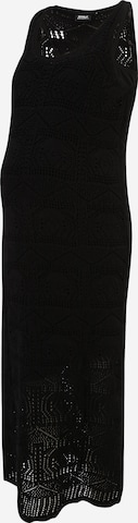Only Maternity - Vestido de punto 'OLMBEACH' en negro: frente
