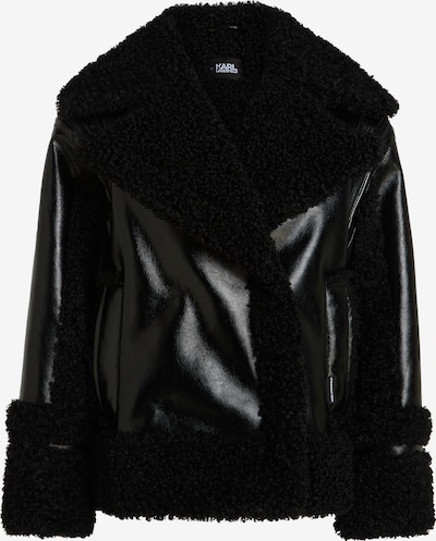 Karl Lagerfeld Starpsezonu jaka, krāsa - melns, Preces skats
