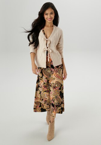 Aniston SELECTED Strickjacke in Beige