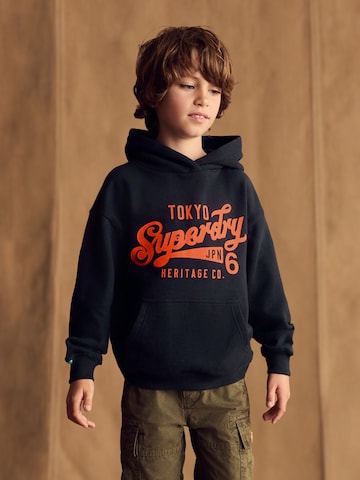 Superdry Sweatshirt in Blauw: voorkant