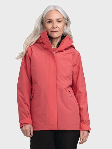 Schöffel Outdoorjas 'Tamina' in Roze: voorkant