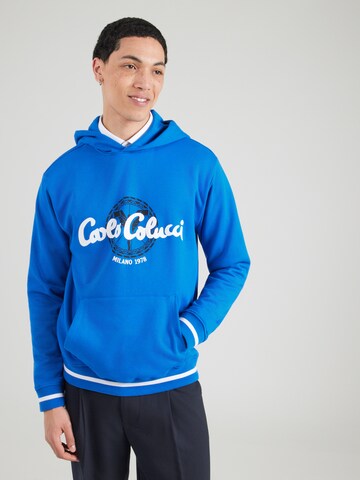 Carlo Colucci - Sweatshirt em azul: frente