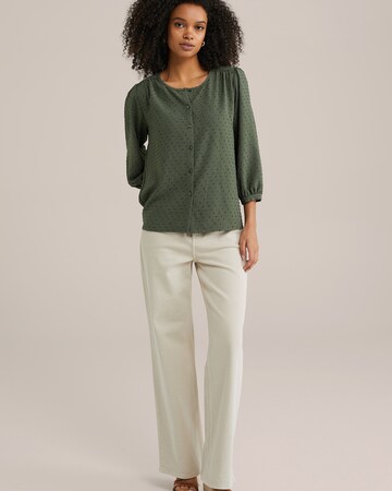WE Fashion Blouse in Green