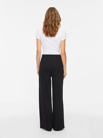 VILA - Pierna ancha Pantalón 'VIVera' en negro