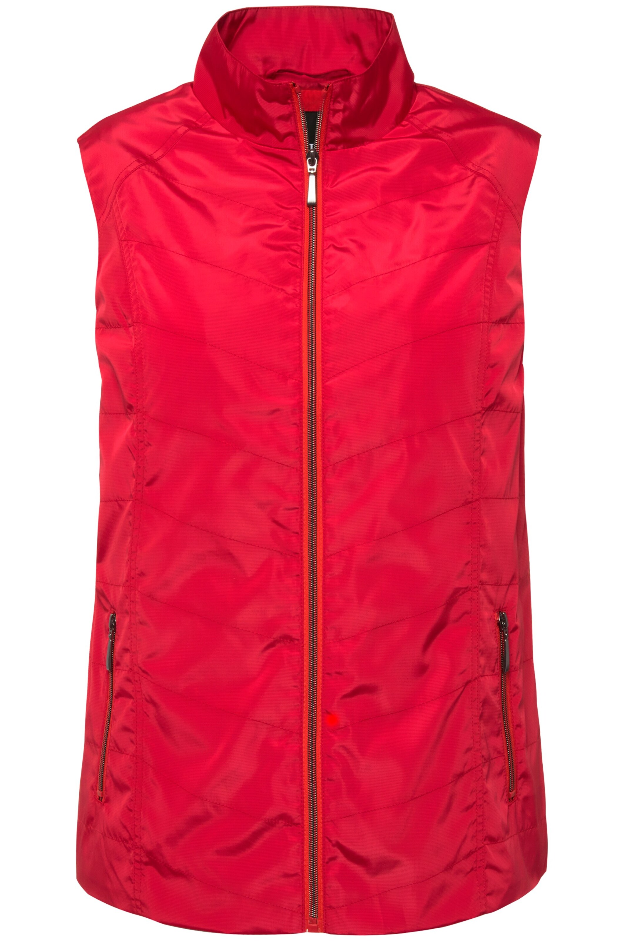 Ulla Popken Weste in Rot: Vorderseite