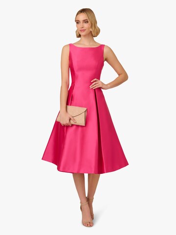 Adrianna Papell Cocktail Dress in Pink: front
