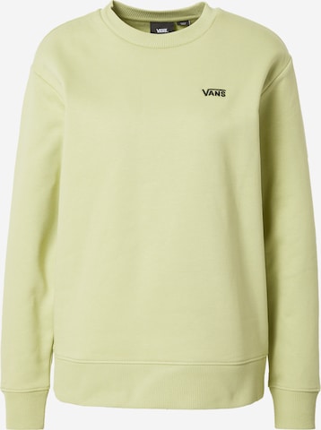 VANS Sweatshirt in Green: front