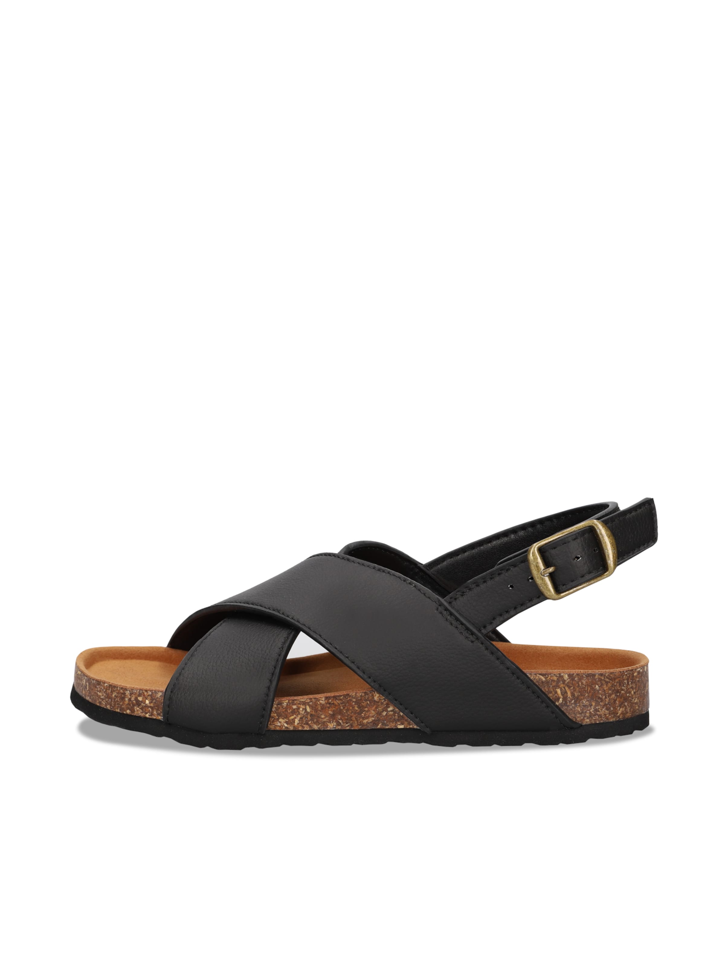 nae Vegan Shoes - Sandália 'Lanta' em preto: frente