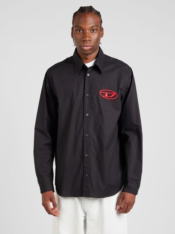 DIESEL Regular fit Ing 'S-SIMPLY-D' - fekete: elől