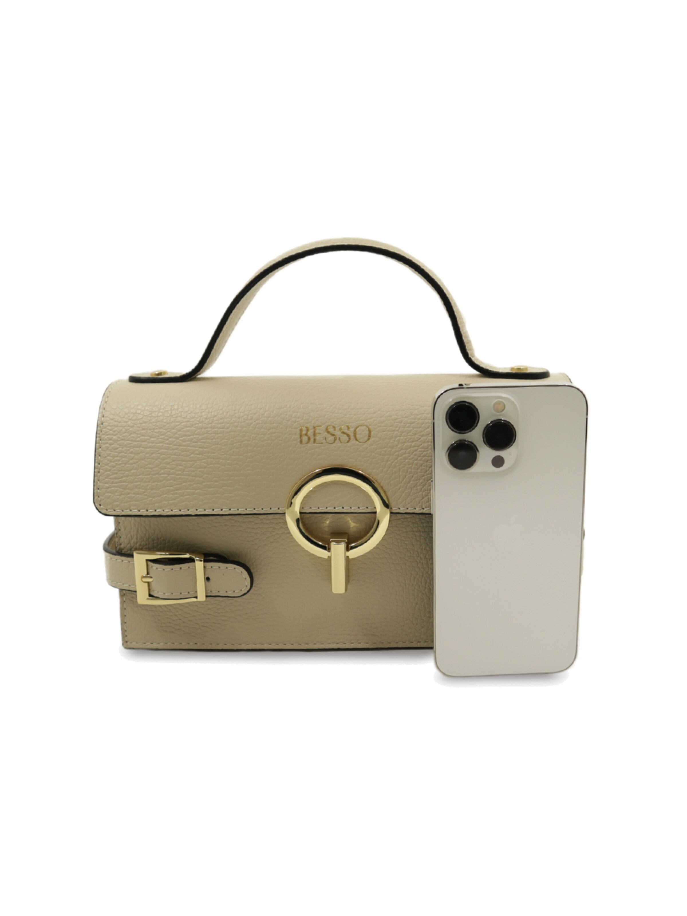 BESSO Handtas 'Splendore Chic' in Beige