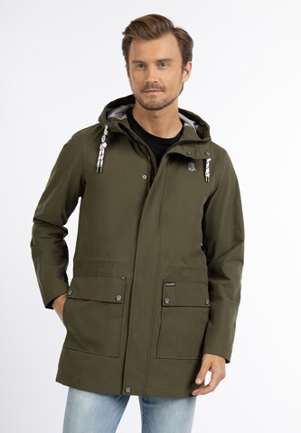 Schmuddelwedda - Chaqueta funcional en verde: frente