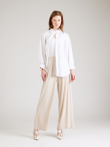ABOUT YOU - Pierna ancha Pantalón plisado 'Polly' en beige