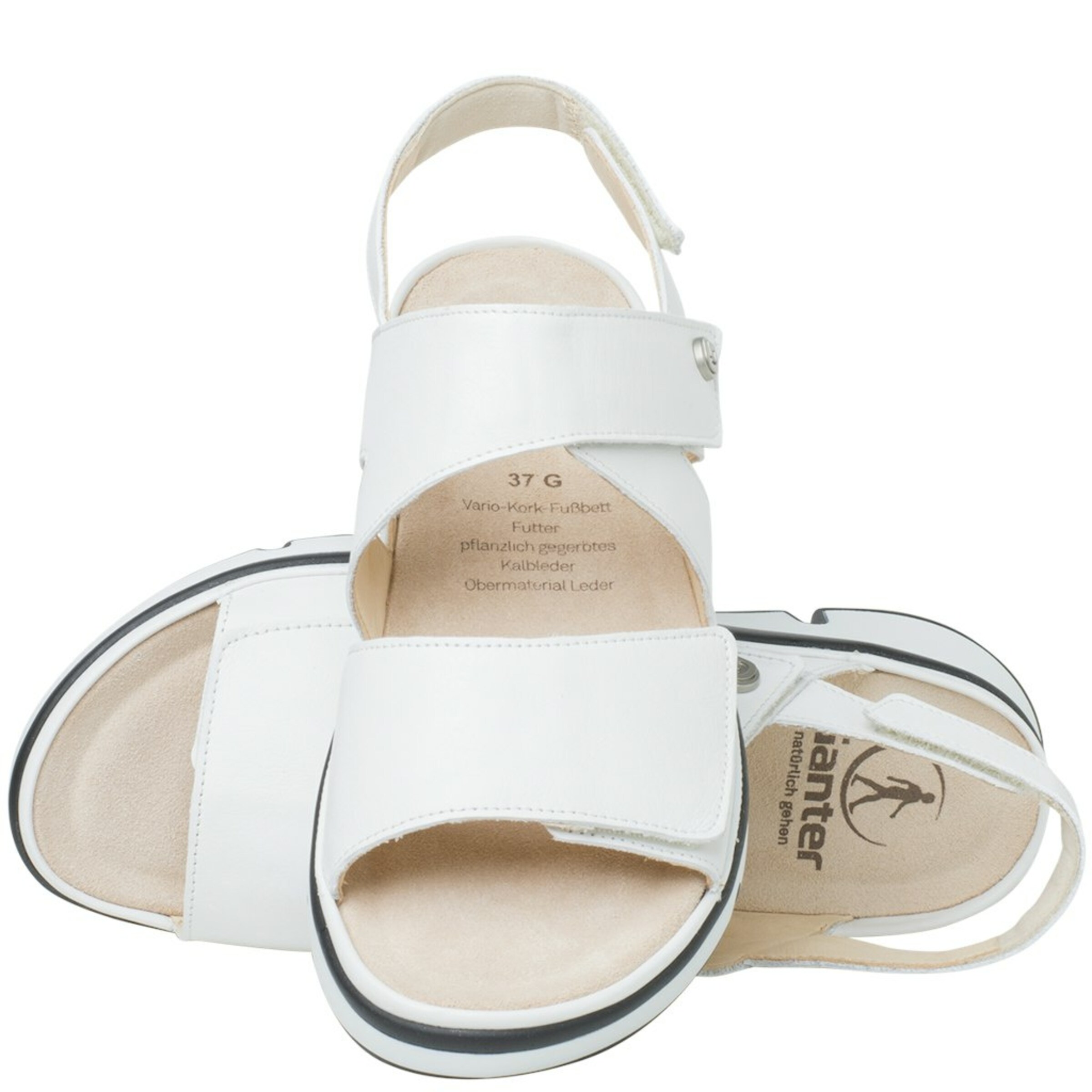 Ganter Sandals 'Gianna' in White