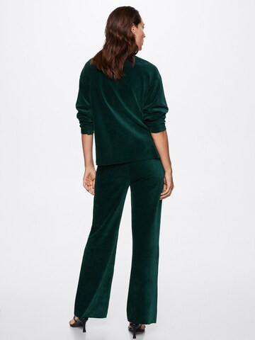 MANGO Flared Broek 'PANA' in Groen