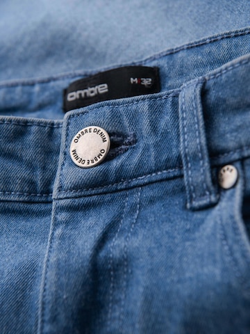 Ombre - regular Vaquero en azul