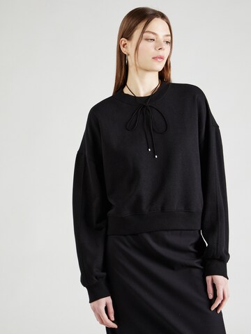 Monki Sweatshirt in Black: front