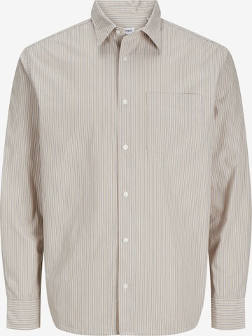 JACK & JONES Button Up Shirt 'JJCODY' in Beige: front