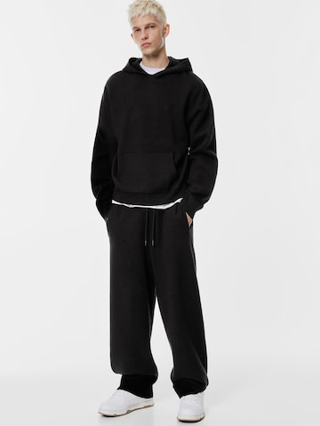 Pull&Bear Tréning póló - fekete: elől