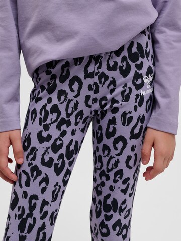 Hummel Skinny Leggings i lilla