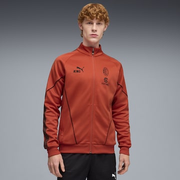 PUMA Sportsweatjacke 'AC Milan King Anthem' in Rot