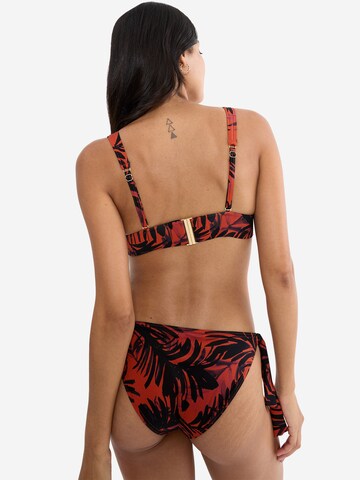 TRIUMPH Bustier Bustier-Bikini-Top ' Red Label Summer Palm ' in Orange