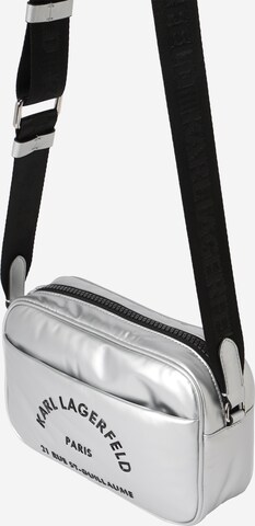 Karl Lagerfeld Crossbody bag in Silver: front