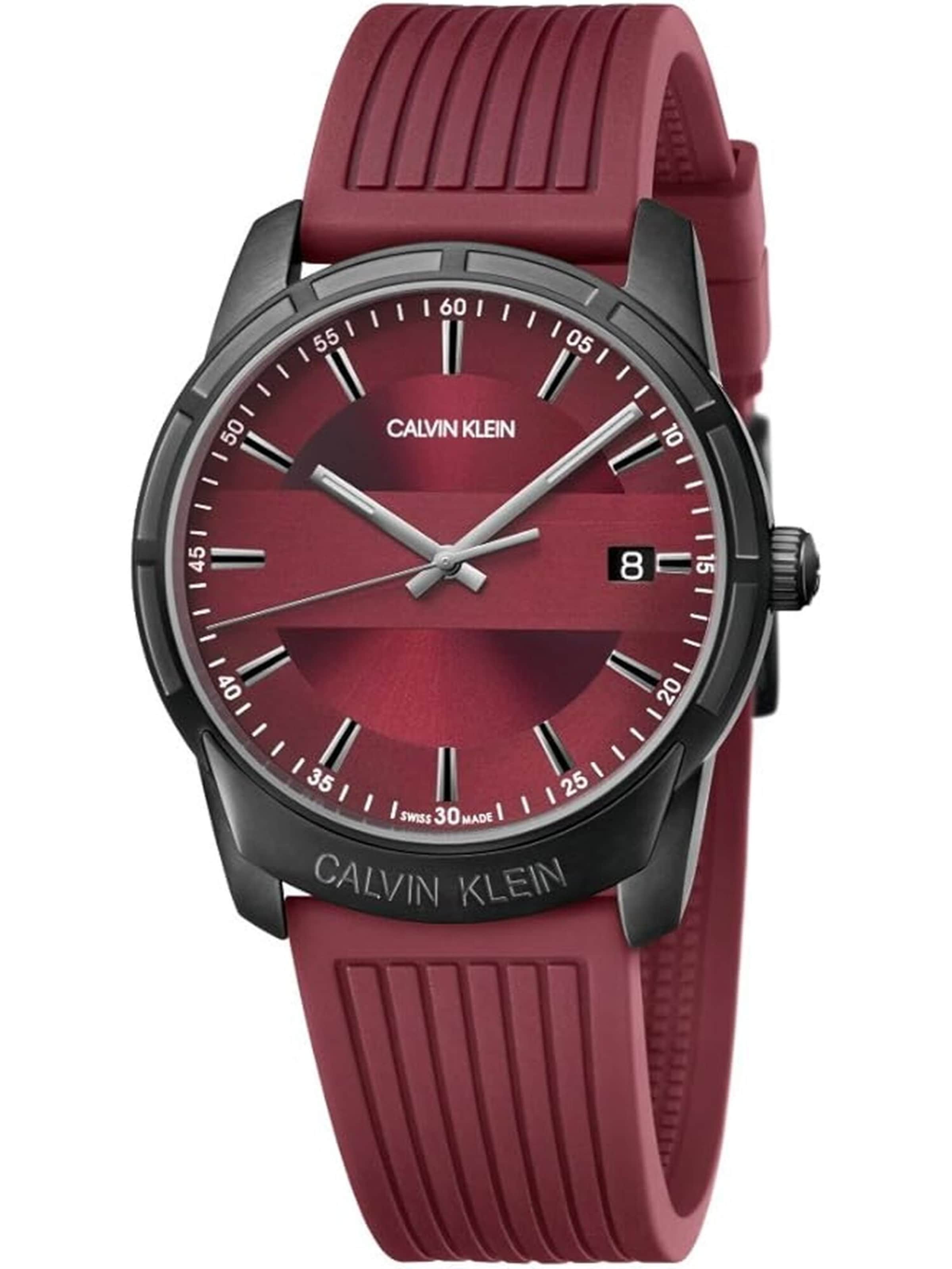 Calvin Klein - Uhren Quarzuhr K8R114UP Swiss Made in Rot: Vorderseite