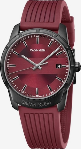 Montre à affichage analogique Calvin Klein - Uhren en rouge : devant