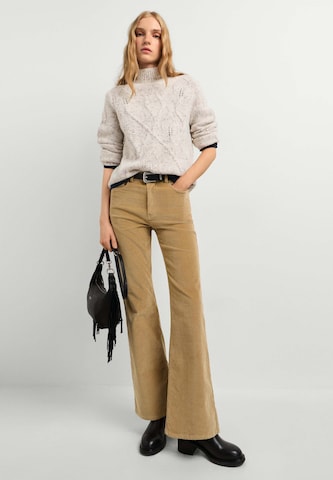 Pepe Jeans - Acampanado Pantalón 'Willa' en beige