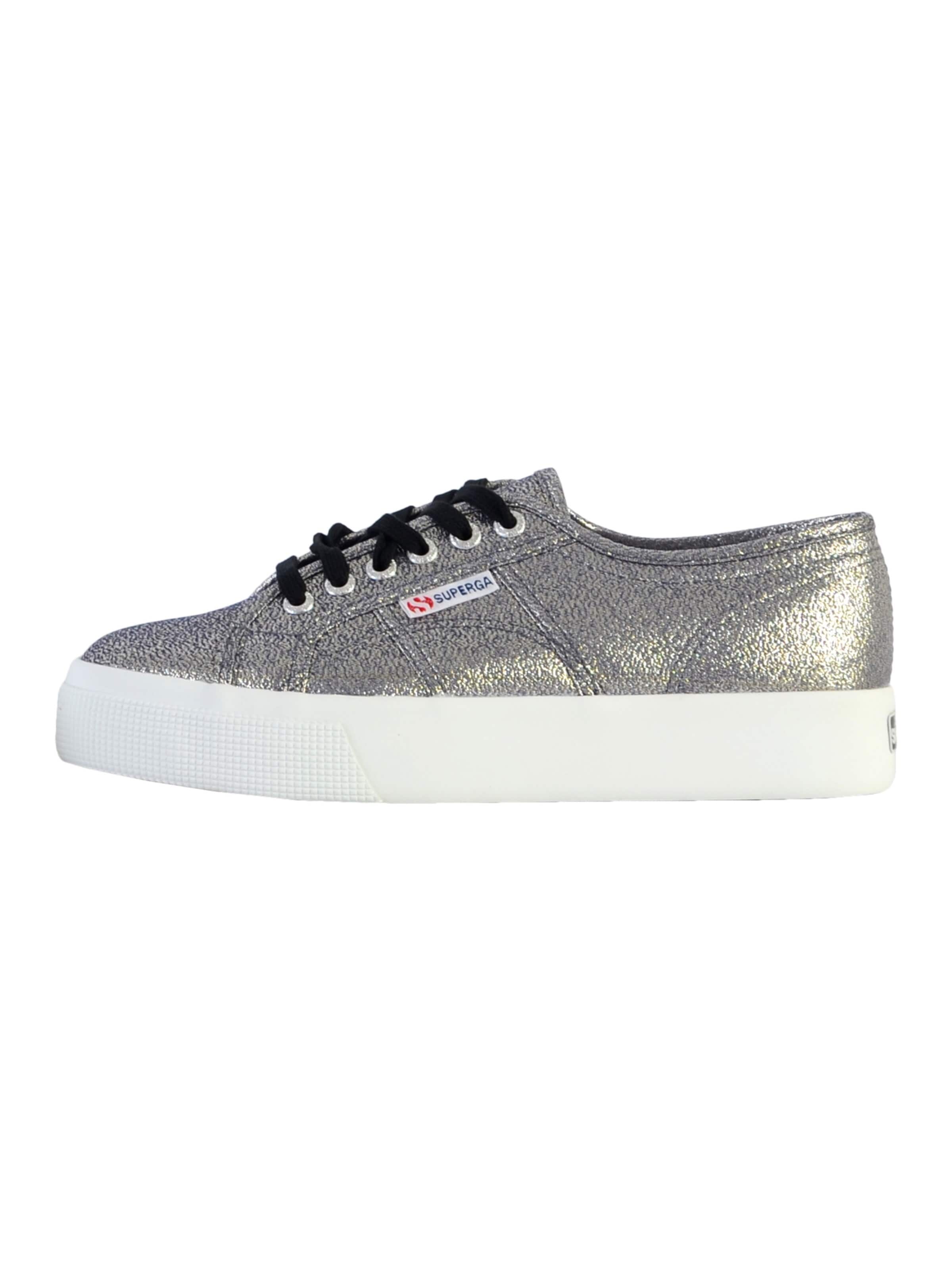 SUPERGA Buty sportowe sznurowane w kolorze szary: przód